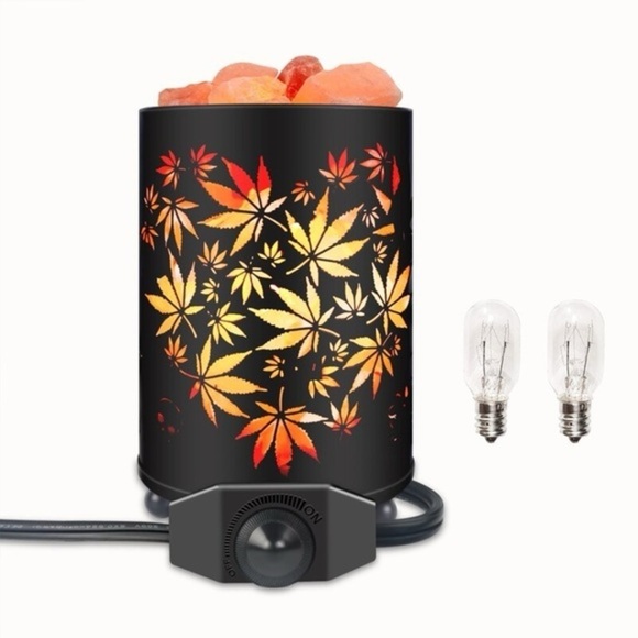 3.43 Lb. Plants & Flowers Themed Salt Lamp